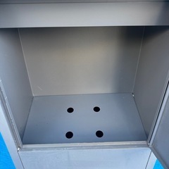 大型グレー郵便ポスト　宅配BOX　置き型の画像