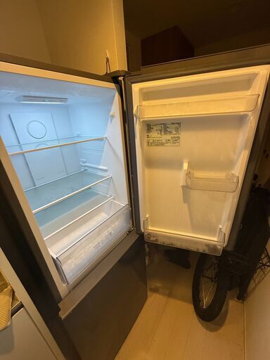 TCL P186BFN 冷蔵庫 幅55cm 186L