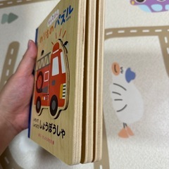 木のえほん　のりものパズルの画像
