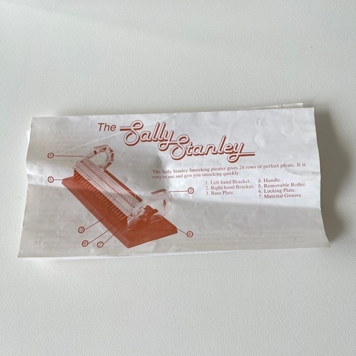 スモッキング プリーター　smoking Pleater SallyStanly