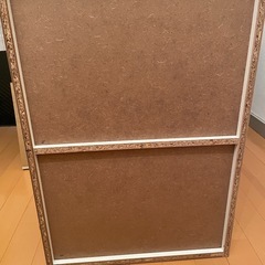 カラーボックス（白）二段を２つの画像