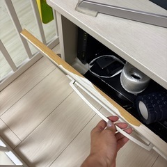 TVボード　木目　ホワイト　ナチュラルの画像