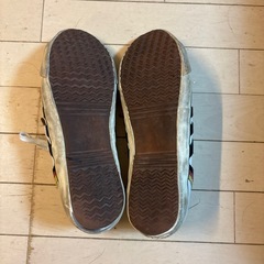 ［今週取引無ければ処分します］ mobus モーブス ホワイト スニーカー S.WHT/NAVY/27.0cmの画像