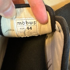 ［今週取引無ければ処分します］ mobus モーブス ホワイト スニーカー S.WHT/NAVY/27.0cmの画像