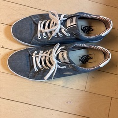 VANS デニムグレー スニーカー　27.5センチの画像