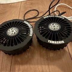 空調服用ファン2セット　
バッテリー3個の画像
