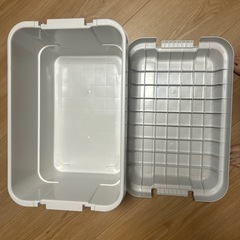 無印良品　ポリプロピレン頑丈収納ボックス 大  60×39×37cm 約50L の画像