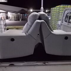 無料０円差し上げます！　２分割ソファー　訳アリ！の画像