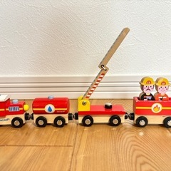 BRIO イマジナリウム Janod レールウェイ 木製鉄道玩具セットの画像