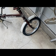 折りたたみ自転車の画像