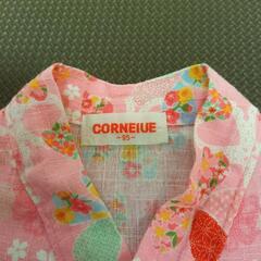 CORNEIUE 花柄浴衣　甚平　セット サイズ95の画像