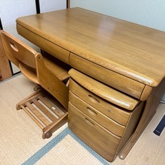【7/21引取りに来てくださる方限定！！】カリモク学習机セット 　の画像