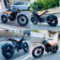 ヤマハTW200 ロンスイスカチューン♪大人お洒落な一台^_^の画像
