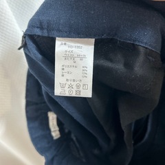 麻混パンツの画像