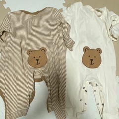 ユニクロ、GAPロンパース80サイズ5着セットの画像