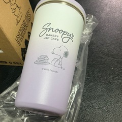 スヌーピー　ストロー付きステンレスタンブラー②の画像