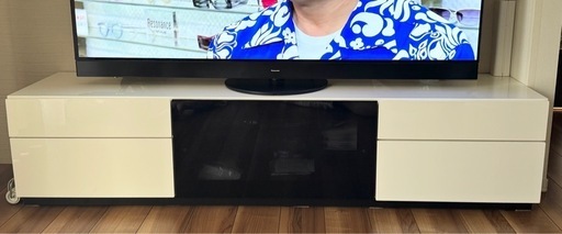 テレビボード モノトーン 鏡面 180cm