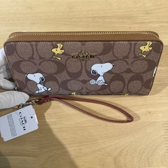 コーチ　スヌーピーコラボ長財布C②【新品未使用】の画像