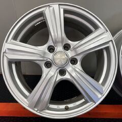 DUNLOP VIOLENTO 社外ホイール 17インチ 4本 7J5HPCD114.3+40 アルファード ヴェルファイア ハリアー RAV4等　(SHI012)の画像