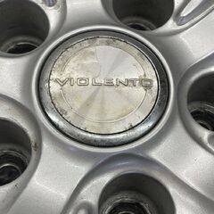 DUNLOP VIOLENTO 社外ホイール 17インチ 4本 7J5HPCD114.3+40 アルファード ヴェルファイア ハリアー RAV4等　(SHI012)の画像