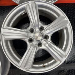 DUNLOP VIOLENTO 社外ホイール 17インチ 4本 7J5HPCD114.3+40 アルファード ヴェルファイア ハリアー RAV4等　(SHI012)の画像