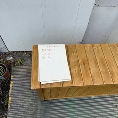 木製！収納入れ！！の画像