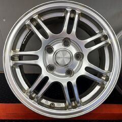 BS BRIDGESTONE ECO FORME CRS112 社外ホイール 15インチ 4本 6J5HPCD114.3+53 ヴォクシー ノア エスクァイア ステップワゴン等　(SHI009)の画像