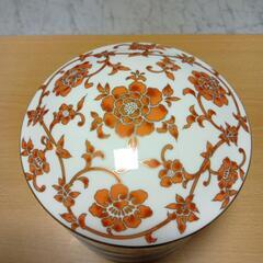 京焼たち吉　陶器蓋付き三段重の画像
