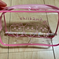 【値下げ‼️】ちいかわ　クリアポーチ　未使用品の画像