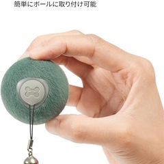 【新品】猫 ボール 自動 猫おもちゃ 電動 動くボール 一人遊び 運動不足ストレス解消 猫じゃらし 天然素材 ふわふわの画像