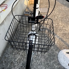 半分折りたたみ自転車の画像