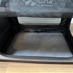 GPR ペット ソフトクレート ケージ ペットキャリー ペットハウス カバー取り外せる 4面メッシュ出入口 鉄フレーム 猫犬兼用 折りたたみ式 洗濯可能 (シルバグレー, M)の画像