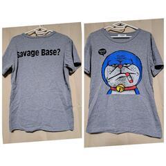 Savage Base 半袖Tシャツ M ドラえもん プリントの画像