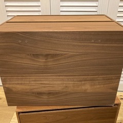 無印良品ユニットシェルフ用木製収納ケースの画像
