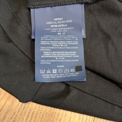 ヘルノ　ラミナー　半袖Tシャツ　黒色　44 Sサイズ　HERNOの画像