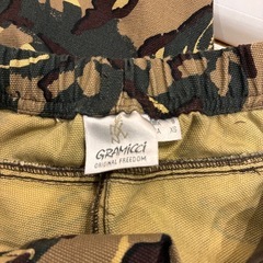【新品未使用】グラミチ　カモフラ　キャンバス　Sサイズ　マウンテンパンツの画像