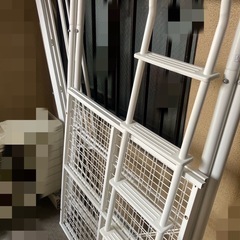 （お届けできます）白ニトリロフトベッドの画像