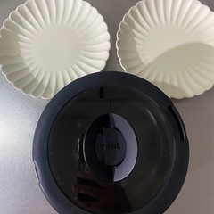 電子レンジ【お皿2枚、鍋付き】の画像