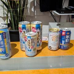 缶のお酒いろいろの画像