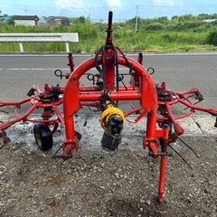 スター ジャイロレーキ　ジャイロテッダ　牧草　稲　ワラ 麦かん　MGH2500  集草幅 約2600mm 拡散　反転　畜産　集草 トラクター　作業機　ジャイロ　テッダー　ジョイント付き　農機具　宮崎　の画像