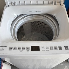 超美品☆2025年製☆5.5kg容量☆お買得洗濯機☆の画像
