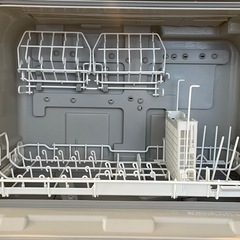 【Panasonic（パナソニック） 】食器洗い乾燥機 NP-TSK1-H（グレー）　【分岐水栓・洗剤（270回分）のおまけ付き】の画像