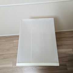 無印良品 衣装ケース（半透明・小サイズ）お譲りしますの画像