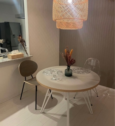 【7/26.27引取り希望】使用期間1年kanademonoテーブル