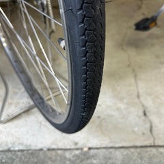 自転車　アルベルト　シルバー 　3段変速の画像