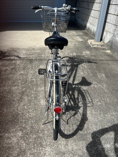 自転車　アルベルト　シルバー 　3段変速