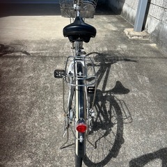 自転車　アルベルト　シルバー 　3段変速の画像