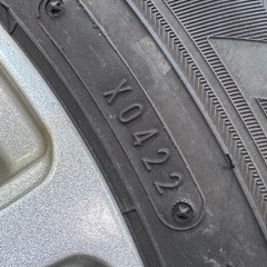 コンパクトカーに　冬タイヤ　ダンロップ　185/60R15 4本 ホイール付きの画像