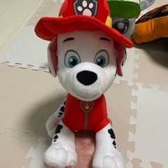【パウパトロール】ぬいぐるみセット、マーシャルクッション付きの画像
