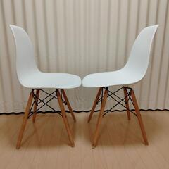 アイリスオーヤマ　チェア2点セット売りの画像
